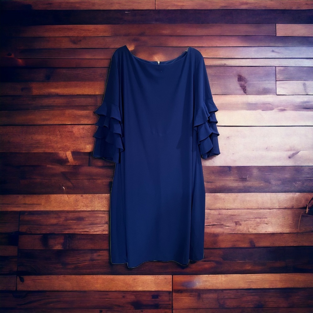 Gabby Skye Royal Blue Dress Size 14W